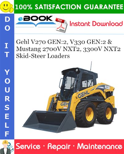 gehl v270 gen 2 skid steer problems|gehl v270 parts manual.